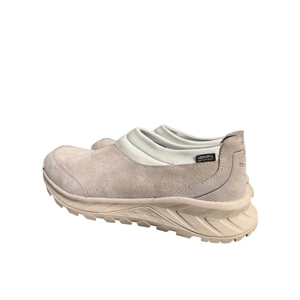 Keen TTS Moc Waterproof Suede Slip On Shoes Tan Sand 1031231 Mens 10
